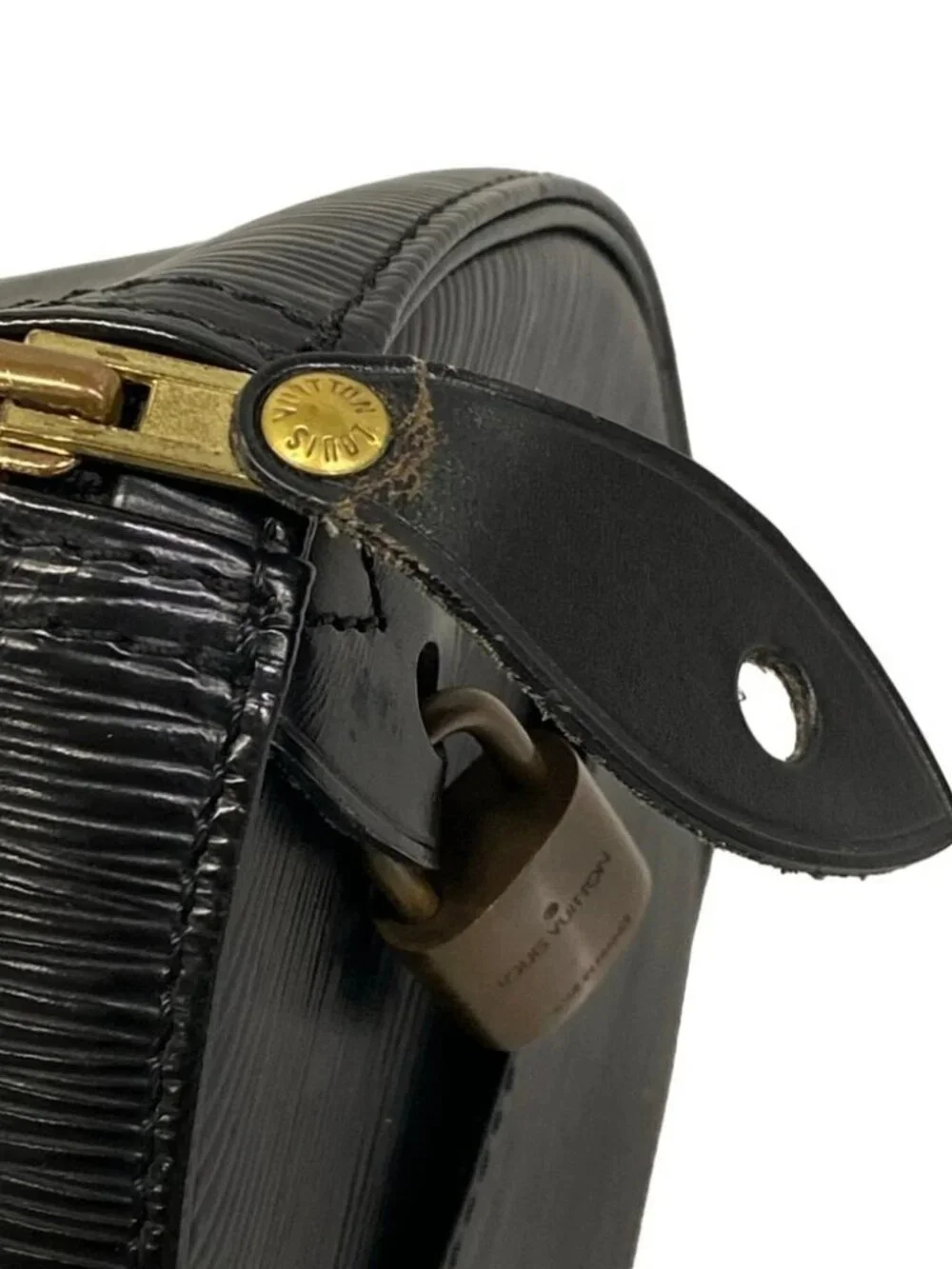 LOUIS VUITTON Speedy 30 M43002 Noir Epi VI0962 Handbag